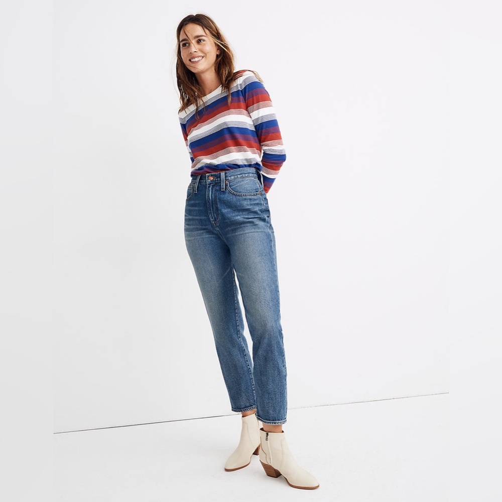 Madewell mom jeans in Downey wash - Picture 1 of 6